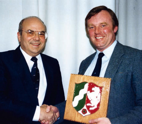Richard Grünschläger und Godfrey Fairbairn: Besuch im Mai 1987 in West Lothian
